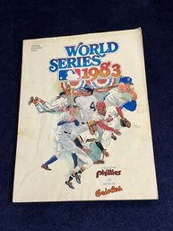 1983 World Series Program