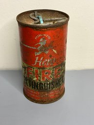 Vintage Hero Mini Fire Extinguisher Can With Wall Mount Clamp 16 Oz Pressurized