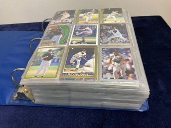Large Binder Full Of Baseball Cards Lots Of Jeter, Inserts, Stars, Rookies