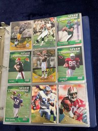 Binder Full Of Football Cards With Lots Of Packers, Inserts And Rookies