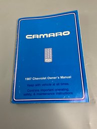 1987 Camaro Owners Manual