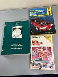 Group Of Vintage Mustang Service Manuals