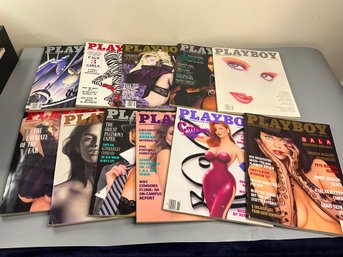 11 Vintage 1988 Playboy Magazines