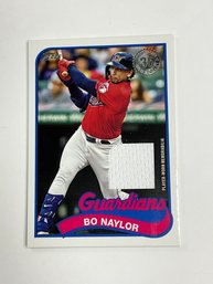 Bo Naylor 2024 Topps 1989 Relic Jersey Card
