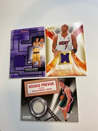 Basketball Jersey Card Lot With Hawes, Marion And Alexander