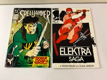 Electra Saga #3 And Spell Jammer #4 Comic Books