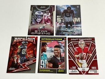 Absolute Insert Card Lot With Bijan Robinson RC, Hurts & Purdy Plus More