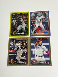 2024 Topps Gold /2024, Yellow Foil And Sky Blue Border Lot