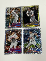 2024 Topps Silver Foil Lot Bagwell, Boggs, Williams RC And Sheehan RC