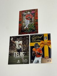 Justin Fields Rookie And Insert Card Lot