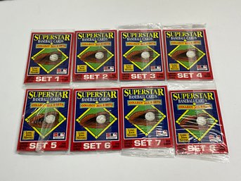 1990 Long John Silvers Superstar Baseball Players Complete Set 1-8