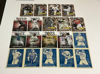 2024 Topps Baseball Insert Card Lot Grand Gamers, Blue Prints And Greatest Hits