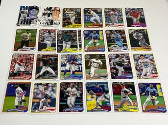 2024 Topps Baseball Rookie And Insert Card Lot