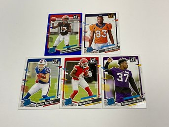 2023 Donruss Rated Rookie Card Lot With Blue And Canvas