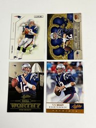 4 Tom Brady New England Patriots Football Cards
