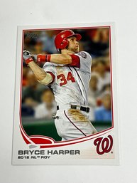 Bryce Harper 2012 Topps NL ROY Second Year Card