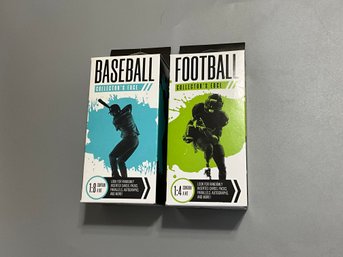 Unopened Collectors Edge Baseball And Football Boxes