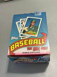 1989 Topps Baseball Card Box