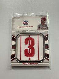 Bryce Harper 2022 Topps Player Jersey Number Medallion Card