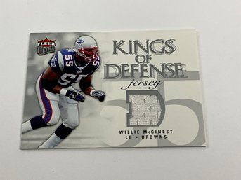Willie McGinest 2006 Ultra Kings Of Defense Jersey Card