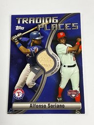 Alfonso Soriano 2006 Topps Trading Places Bat Card