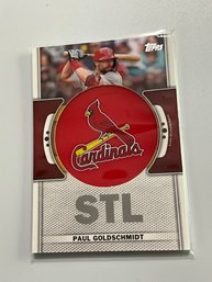 Paul Goldschmidt 2023 Topps Commemorative Team Logo Patch Relic Card