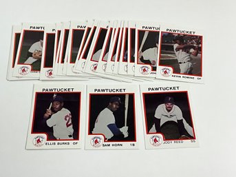 1987 Pawtucket Red Sox Minor League Cards