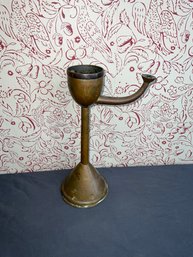Antique Copper Oil Lamp