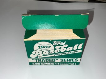 1987 Topps Traded Baseball Card Set