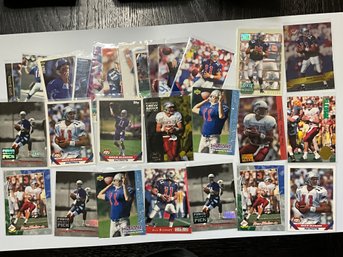 Group Of Drew Bledsoe Cards Including Rookies