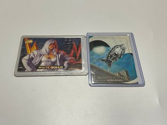 1992 Moon Night And White Queen Marvel Cards