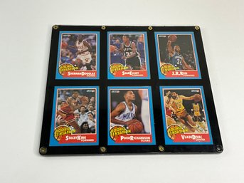 1990 Fleer Basketball Rookie Sensations Card Plaque