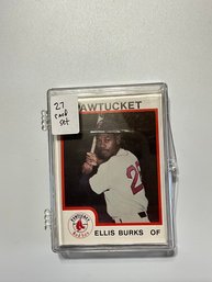 Pawtucket Red Sox Team Set With Burks, Reed And Horn Prospect Cards