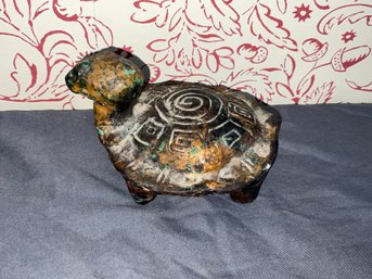 Antique Turtle - Metal With Beautiful Patina