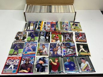 Box Of All Mixed Baseball Rookie Cards
