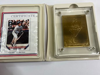 Mike Piazza Highland Mint Bronze Card