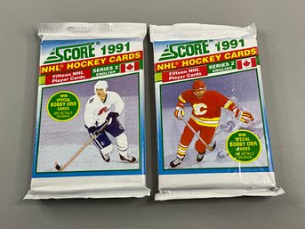 2 Packs Of 1991 Score Hockey