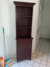 Vintage Wooden Country Library Cabinet