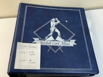 Baseball Binder Full Of Vintage 1978 And 1979 Topps Cards