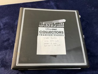 Binder Full Of Mainly 1974 Baseball Cards Plus A Few Older And Other 1970s