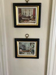 Pair Of Charles Cerny Framed Prints