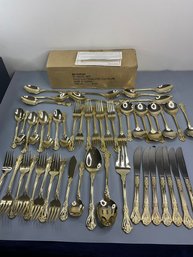 Savannah Gold Electroplated Flatware Set