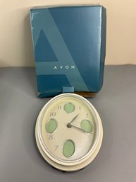 NOS Avon Photo Frame Clock