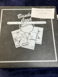 Baseball Binder Full Of Vintage 1975 Topps Baseball Cards