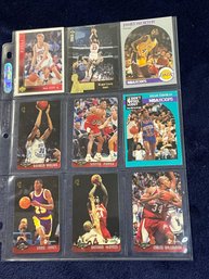 Sleeve Of Basketball Cards Including Michael Jordan