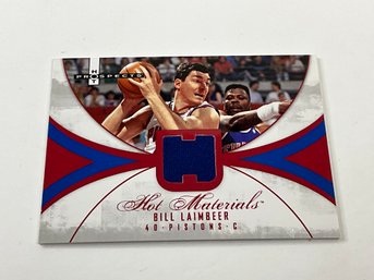 Bill Laimbeer Hot Prospects Hot Materials Game Used Jersey /25