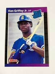 Ken Griffey Jr 1989 Donruss Rated Rookie Card