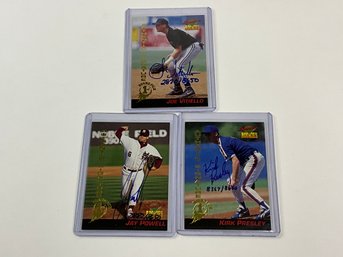 1994 Signature Rookies Autographed Cards Presley, Vitiello And Powell