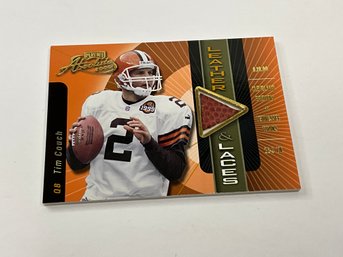 Tim Couch 2000 Absolute Leather & Laces Football Card /350