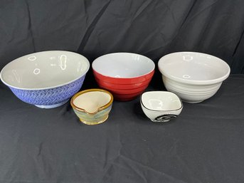 Group Of Decorative Bowls And Mixing Bowls